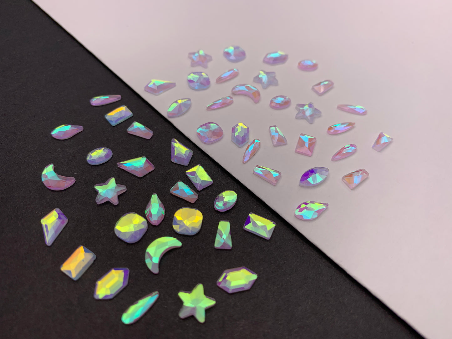 Yan Nail Shaped Flat Crystal Mix - #2