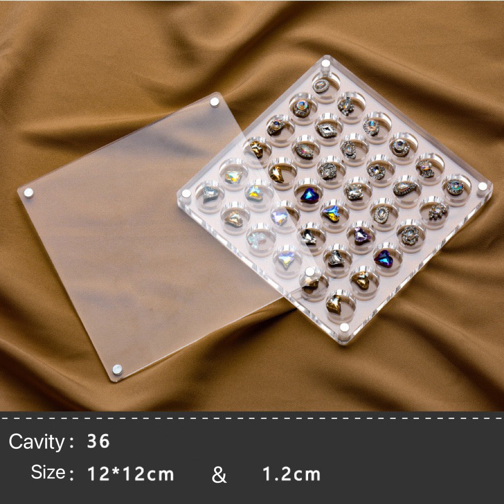 Nail Accessories Organizer - Round Shape